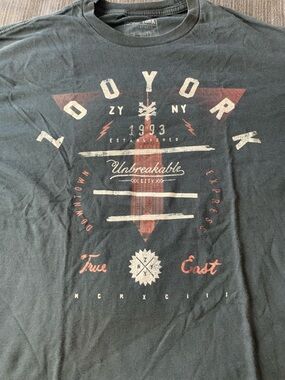 Zoo York Black Graphic Short Sleeve Tee